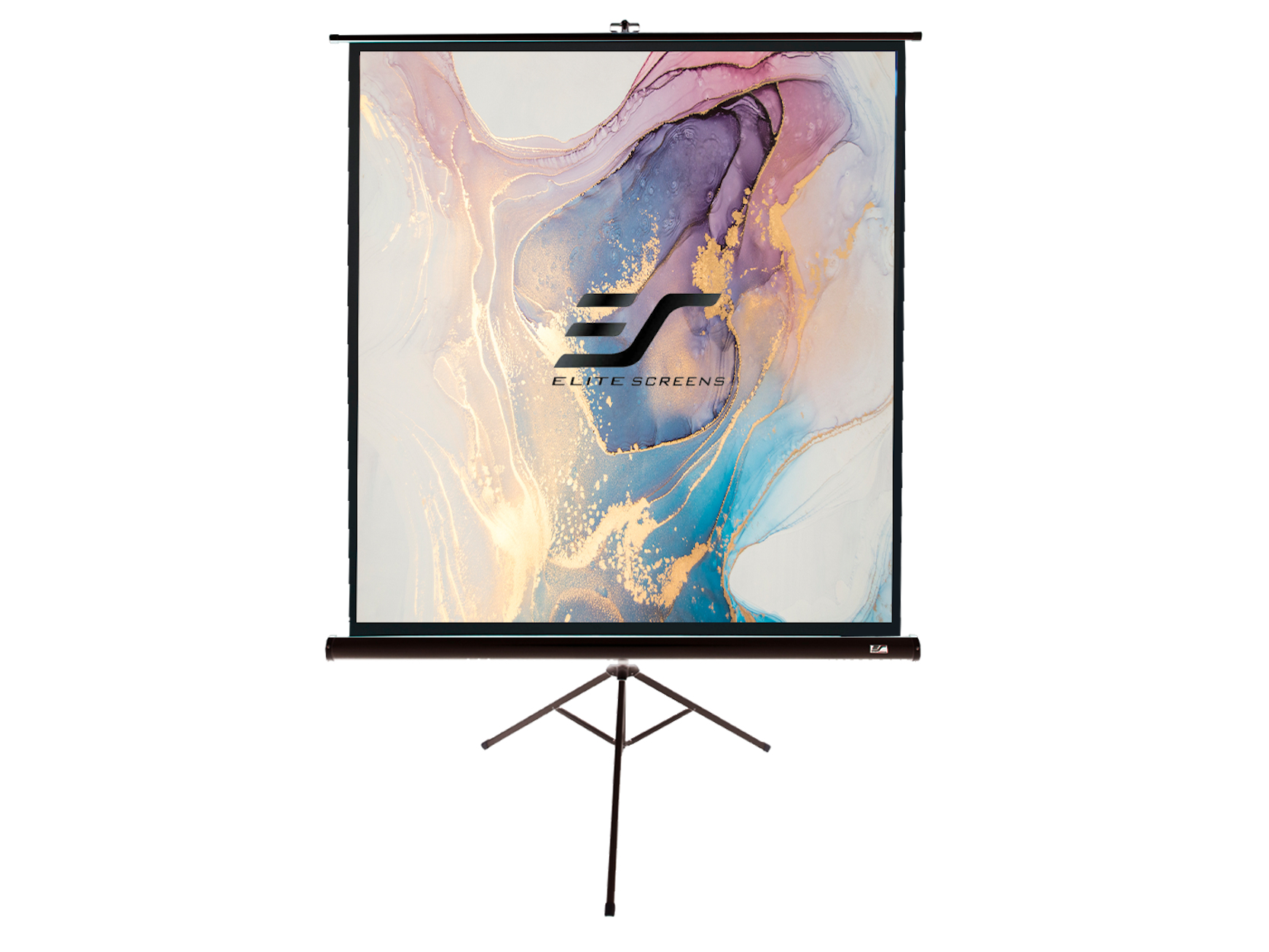 Elite Screens Tripod Series T120UWH 120" Stativ-Projektionsleinwand Schwarz