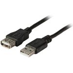 EFB-Elektronik USB2.0 Verlängerungskabel A-A, St.-Bu., 1,8m, schwarz, Premium Hersteller: EFB Elektronik (K5220SW.1,8)