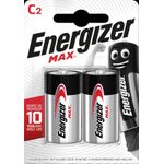 Energizer Batterie Max Alkaline C/Baby/LR14 2 St./Pack. (E301533200)