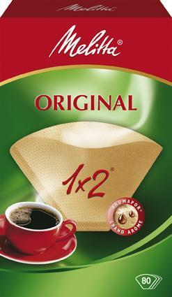 Melitta 17808.7 Kaffeefilter 80 Stück(e) Braun Einweg-Kaffeefilter (17808)