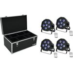 EUROLITE Set 4x LED SLS-603 TCL UV Floor + Case TDV-1 (20000633)