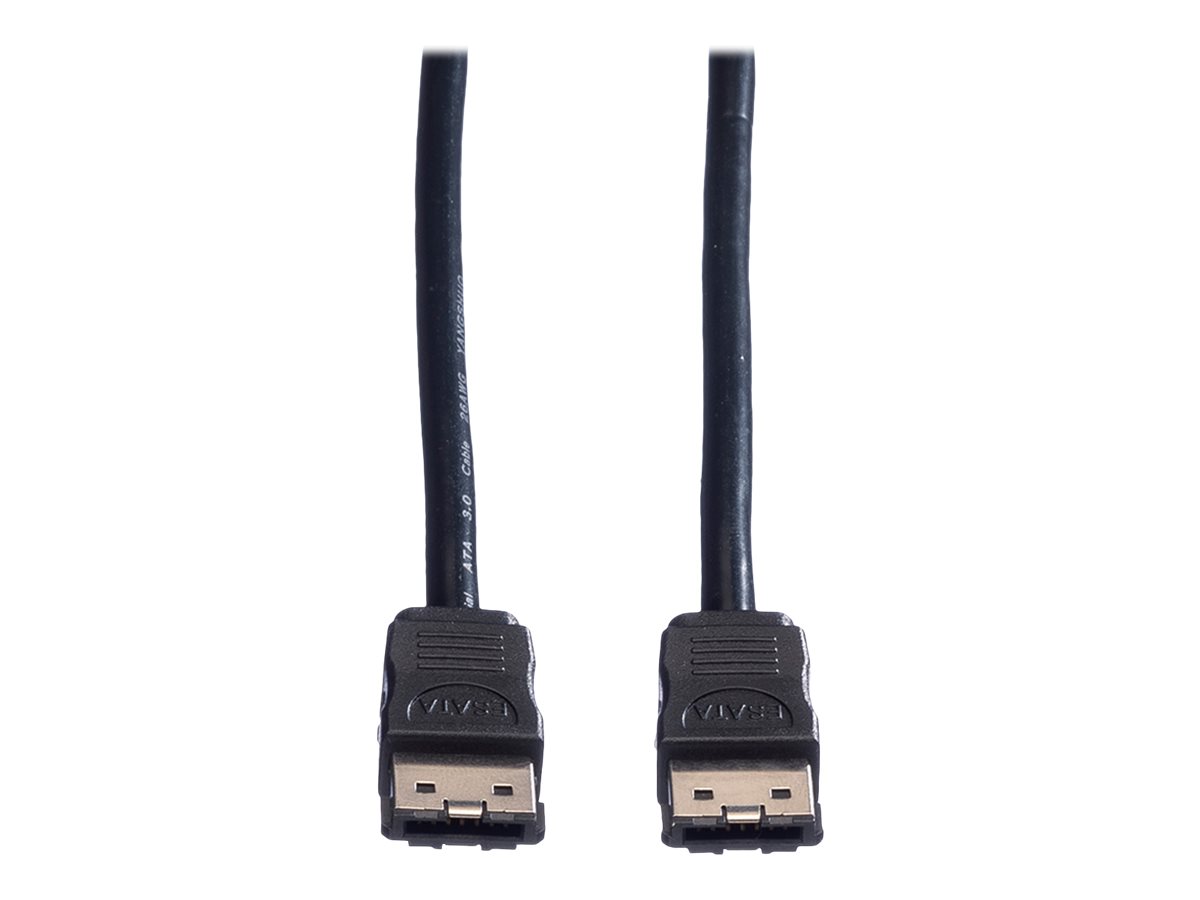 ROLINE eSATA-Kabel 6,0 Gbit/s 1 m Schwarz