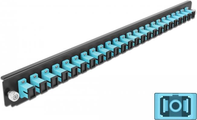 DeLOCK Rack-Montageblech für Glasfaser-Spleißbox (43354)
