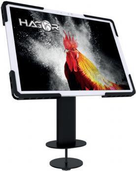 HAGOR HA - Aufstellung - für Tablett - Schwarz - Bildschirmgröße: 24.6-32.7 cm (9.7-12.9) - Montageschnittstelle: 75 x 75 mm - Schreibtisch, Tülle