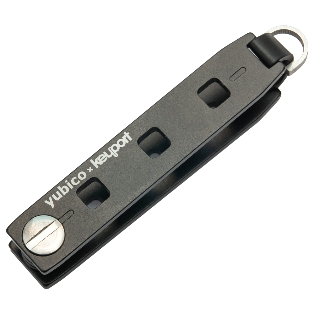 Yubico x Keyport Pivot 2.0 Schlüssel-Organizer für YubiKeys, Aluminium Schwarz