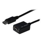 Assmann DisplayPort adapter cable. DP - HD15 M/F. 0.15m.w/interlock. DP 1.1 compatible. UL. bl. w/o shielding. 32AWG (AK-340410-001-S)