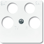 Busch-Jaeger 1753-0-8659. Produktfarbe: Weiß, Markenkompatibilität: Busch-Jaeger, Design: konventionell. Breite: 50 mm, Höhe: 50 mm (1753-0-8659)