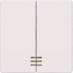 Siemens Abdeckung Kontrollschalter Delta Weiß 5TG6204 (5TG6204)