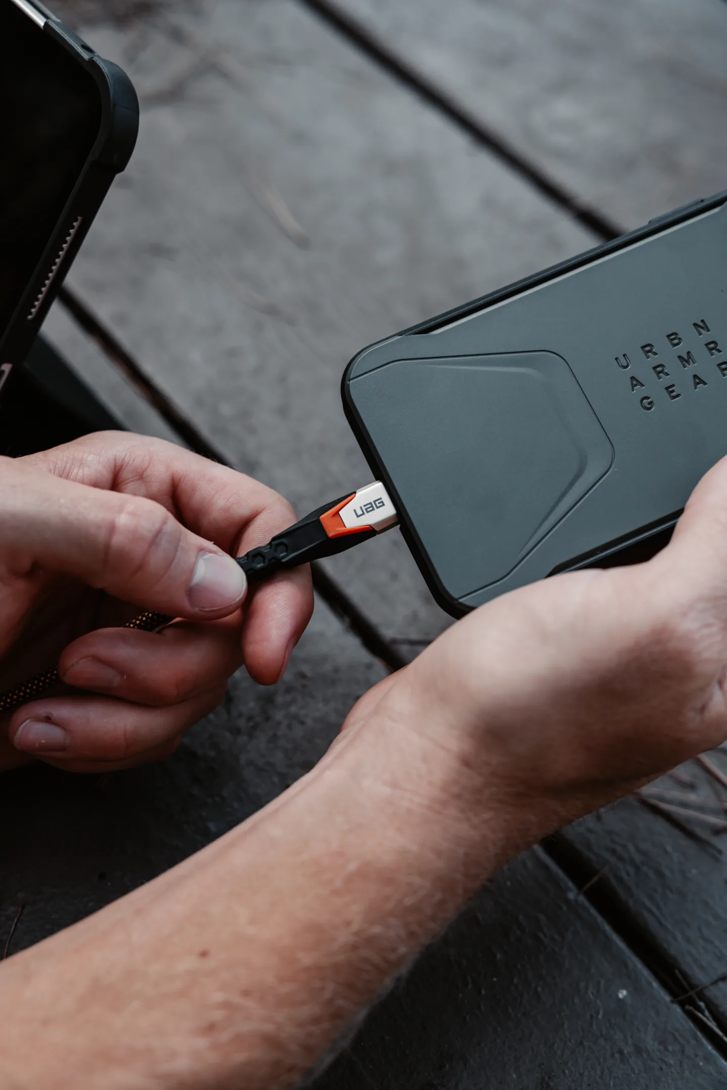 Urban Armor Gear UAG ULTRA Rugged USB-C Kabel 0,75 m USB 3.2 Gen 2x2 Schwarz, Orange