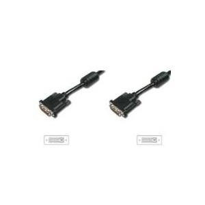 Assmann DVI connection cable. DVI(24+1). 2x ferrit M/M. 10.0m. DVI-D dual link. UL. bl (AK-320101-100-S)