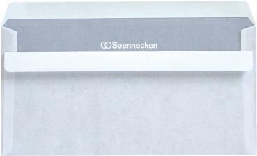 Briefhüllen 125x235mm oF/sk weiß 75g Kompakt Karton 1000 Stück (2932)