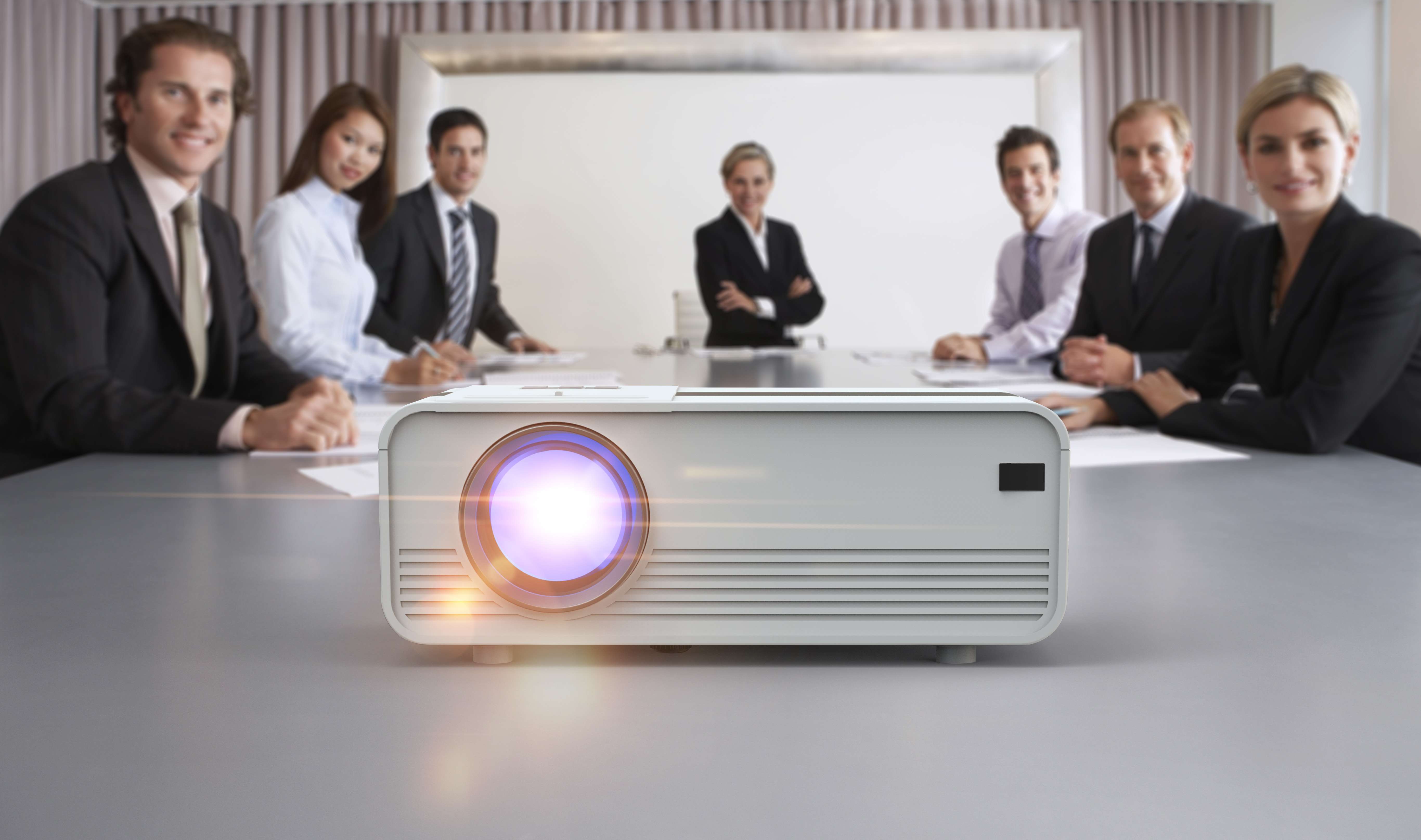 Technaxx TX-127 LCD Projektor 2000 ANSI Lumen 1280 x 720 Silber, Weiß