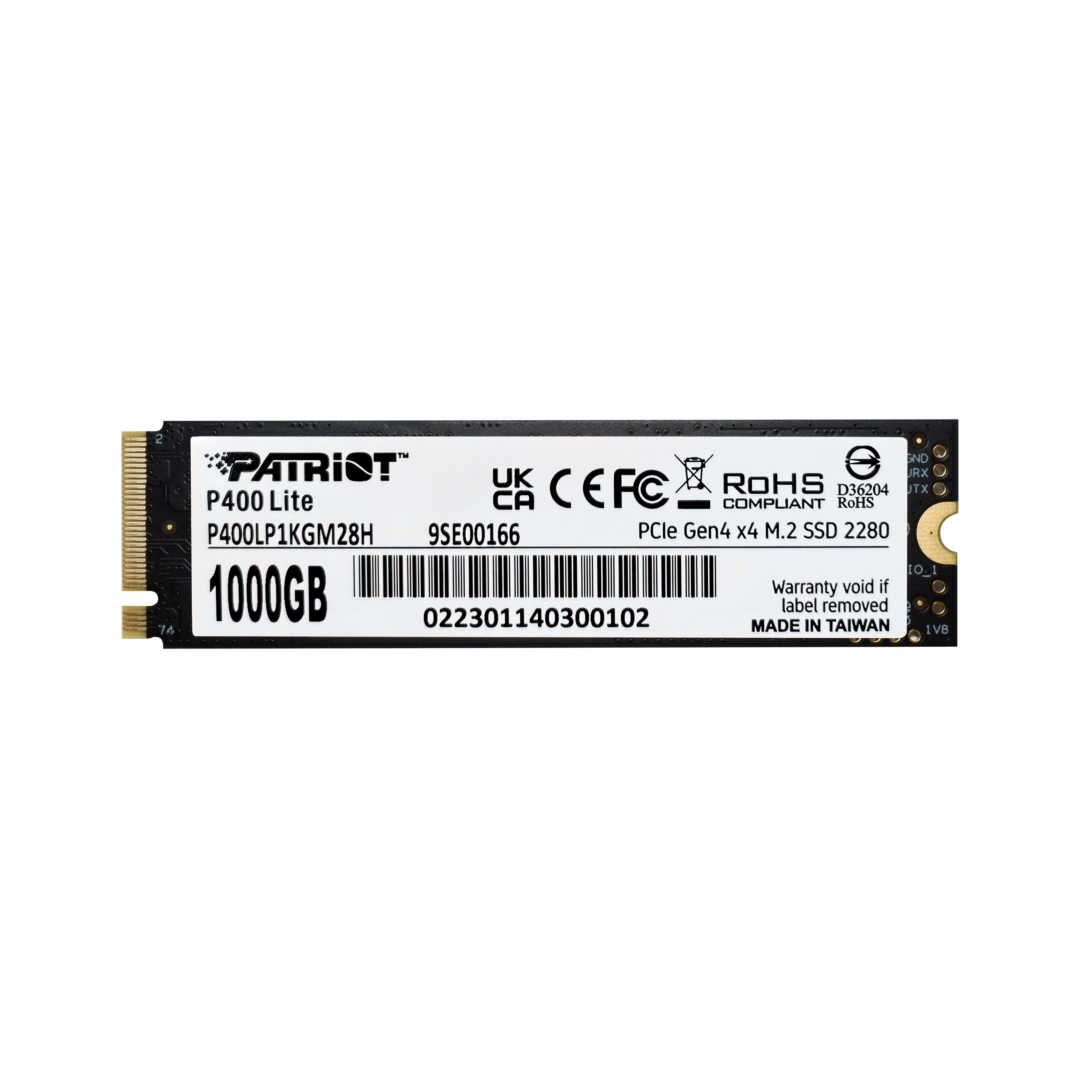 Patriot P400 Lite 1 TB M.2 2280 PCIe 4.0 x4 SSD