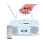 MEDION LIFE DRX-1 Plus Boombox blau DAB+ FM Bluetooth 6W RMS CD USB