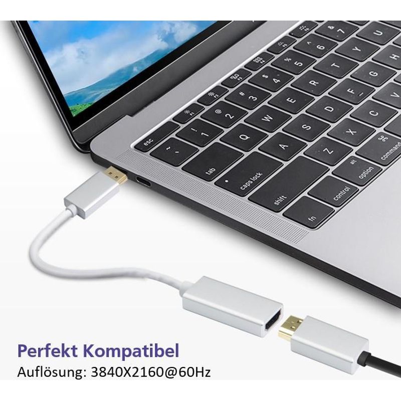 Helos Adapterkabel DisplayPort Stecker/ HDMI Buchse 288462