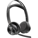 HP POLY Voyager Focus 2 Microsoft Teams Certified Stereo Bluetooth Headset mit Ladestation