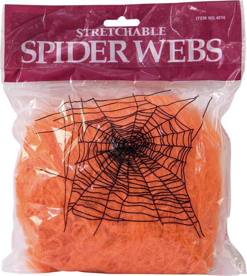 EUROPALMS Halloween Spinnennetz orange 50g (83314012)