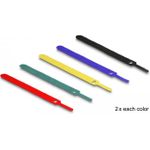 Delock Klett-Kabelbinder L 150 x B 12 mm farbig Set 10 Stück (19076)