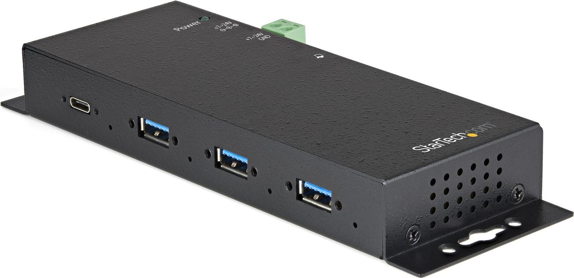 StarTech.com HB31C3A1CME Schnittstellen-Hub USB 3.2 Gen 2 (3.1 Gen 2) Type-C 10000 Mbit/s Schwarz (HB31C3A1CME)