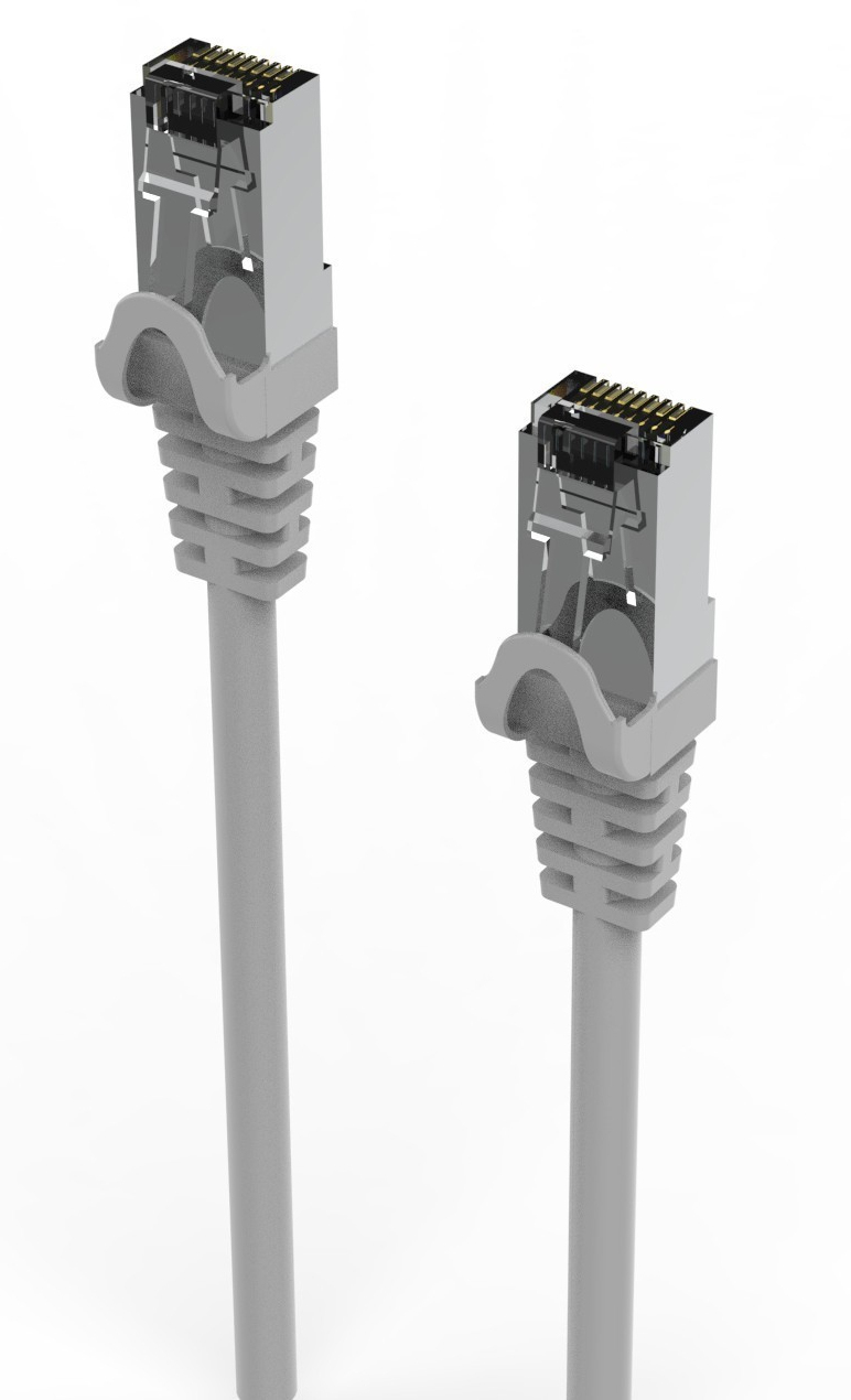 INCA Ethernetkabel Cat7 S/FTP 10 m 10 Gbit/s 600 MHz 23 AWG Grau