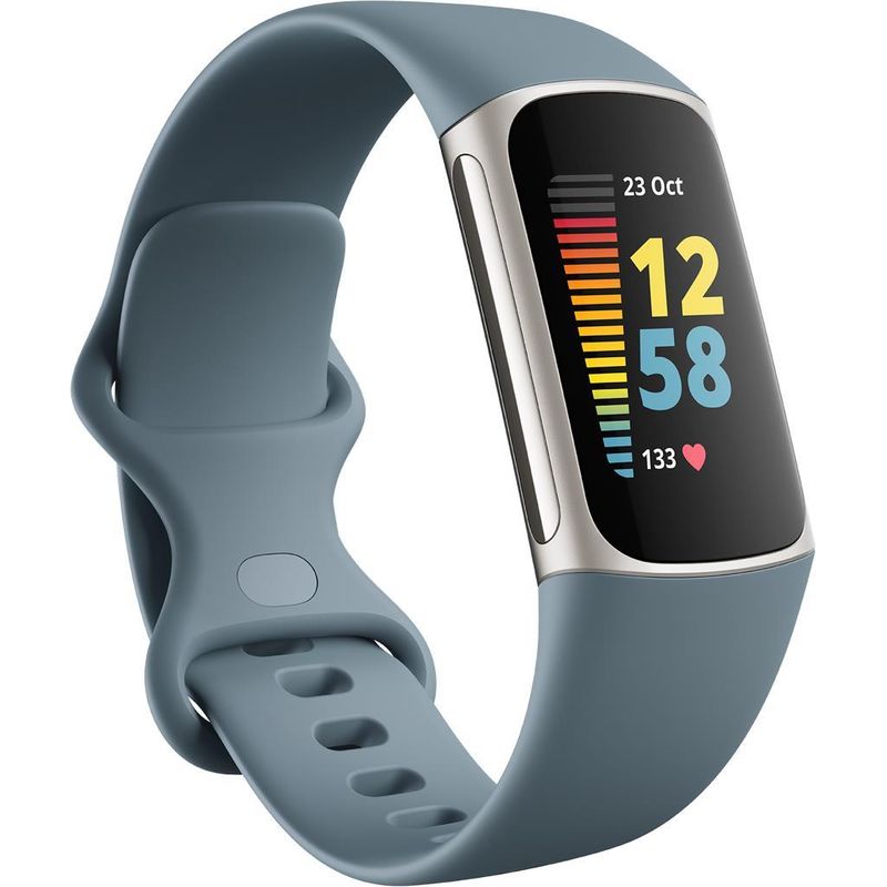 Fitbit Charge 5 Steel Blue/ Platinum Stainless Steel Die 