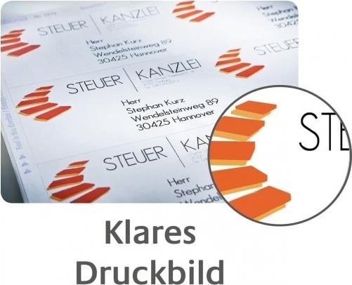 Avery Zweckform LR3655-10 210 x 148 mm selbstklebendes Etikett Weiß