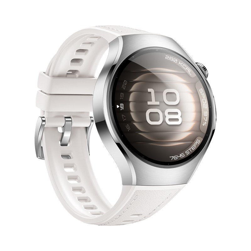 Huawei Watch 5 1.38" AMOLED Smartwatch 42 mm Edelstahl 316L Weiß