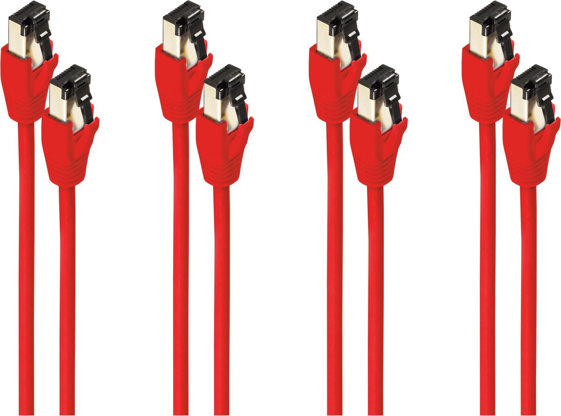 shiverpeaks ®-BASIC-S--Patchkabel cat. 8.1 F/FTP PIMF LSZH rot 1,5m--VE4 (BS08-41154-4)