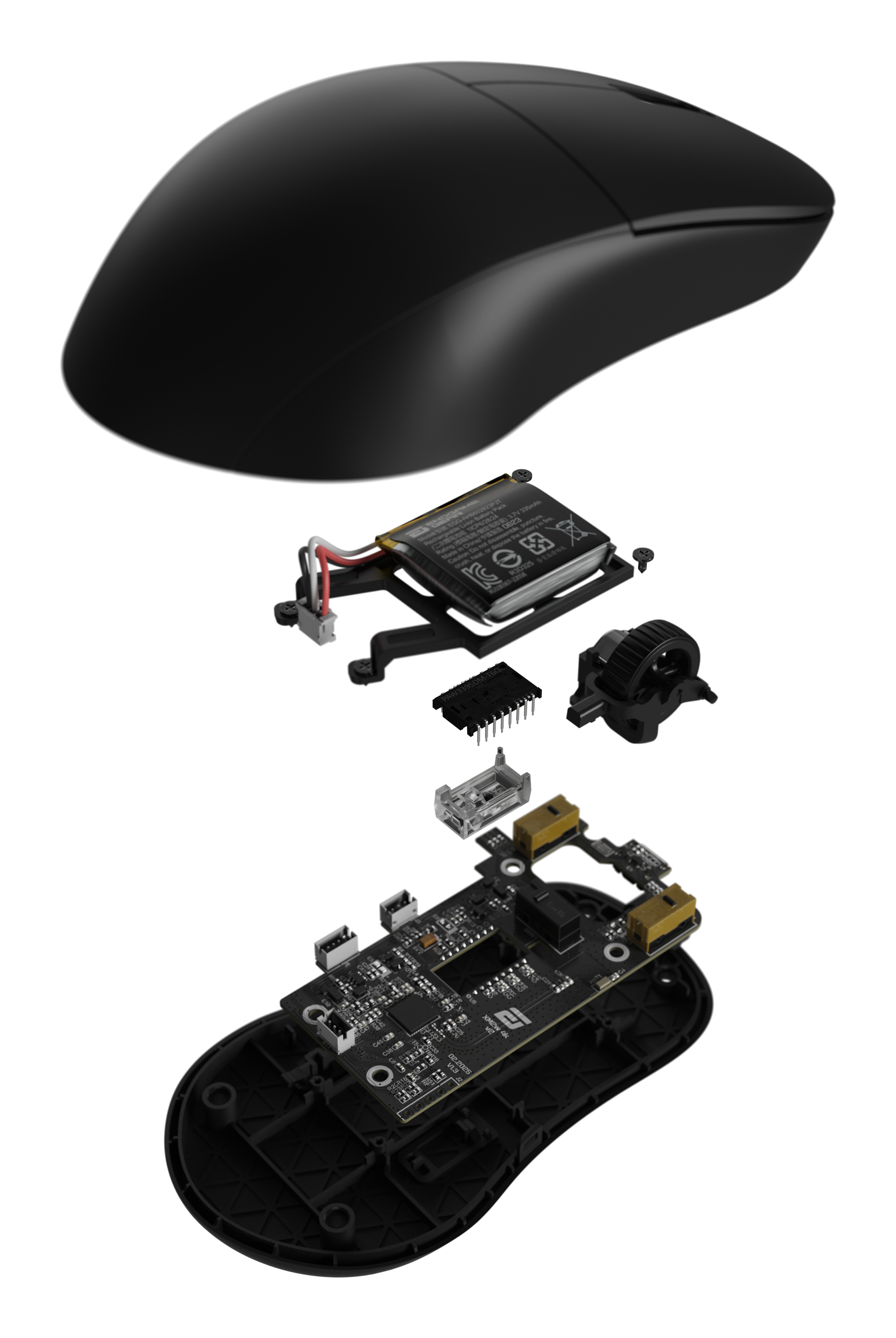 Endgame Gear XM2w 4k v2 Gaming-Maus kabellos 4.000Hz 30.000 DPI Schwarz