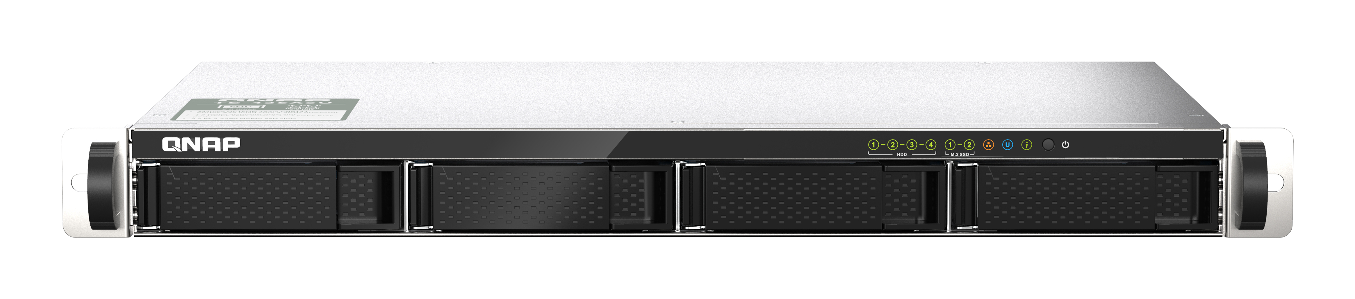 QNAP TS-435XeU - NAS-Server - 4 Schächte - 4 GB RAM - Schwarz