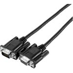 SVGA Monitorkabel "Eco", 15pol HD D-Sub St./Bu., 10,0 m, schwarz Preisgünstiges Monitorkabel für Standardanwendungen (117840)