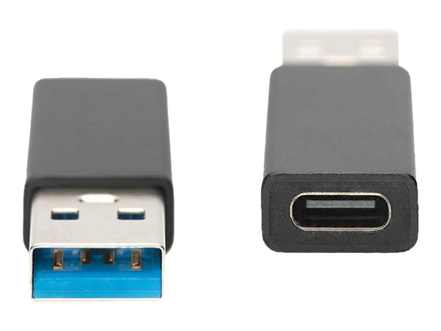 Digitus AK-300524-000-S USB-A auf USB-C Adapter USB 3.0 Schwarz