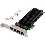 MicroConnect Network Card PCIe x1 Intel 82576 Quad- RJ45 (MC-PCIEX1-82576-Q)