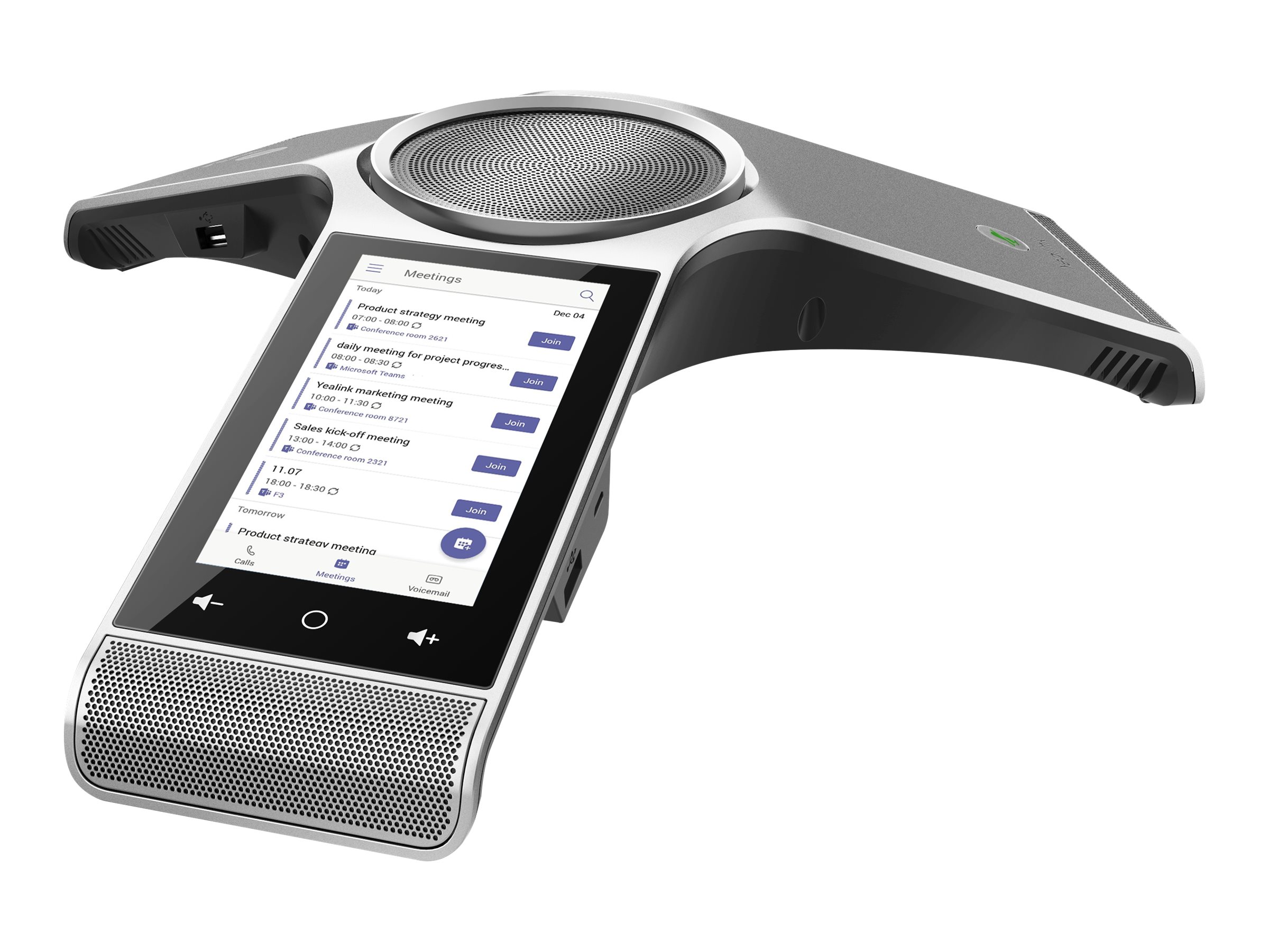 Yealink CP960 VoIP-Konferenztelefon Bluetooth WLAN 5" HD-Audio Space Silver