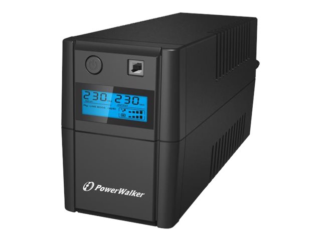 PowerWalker VI 650SE LCD Line-Interactive USV 650 VA Schwarz
