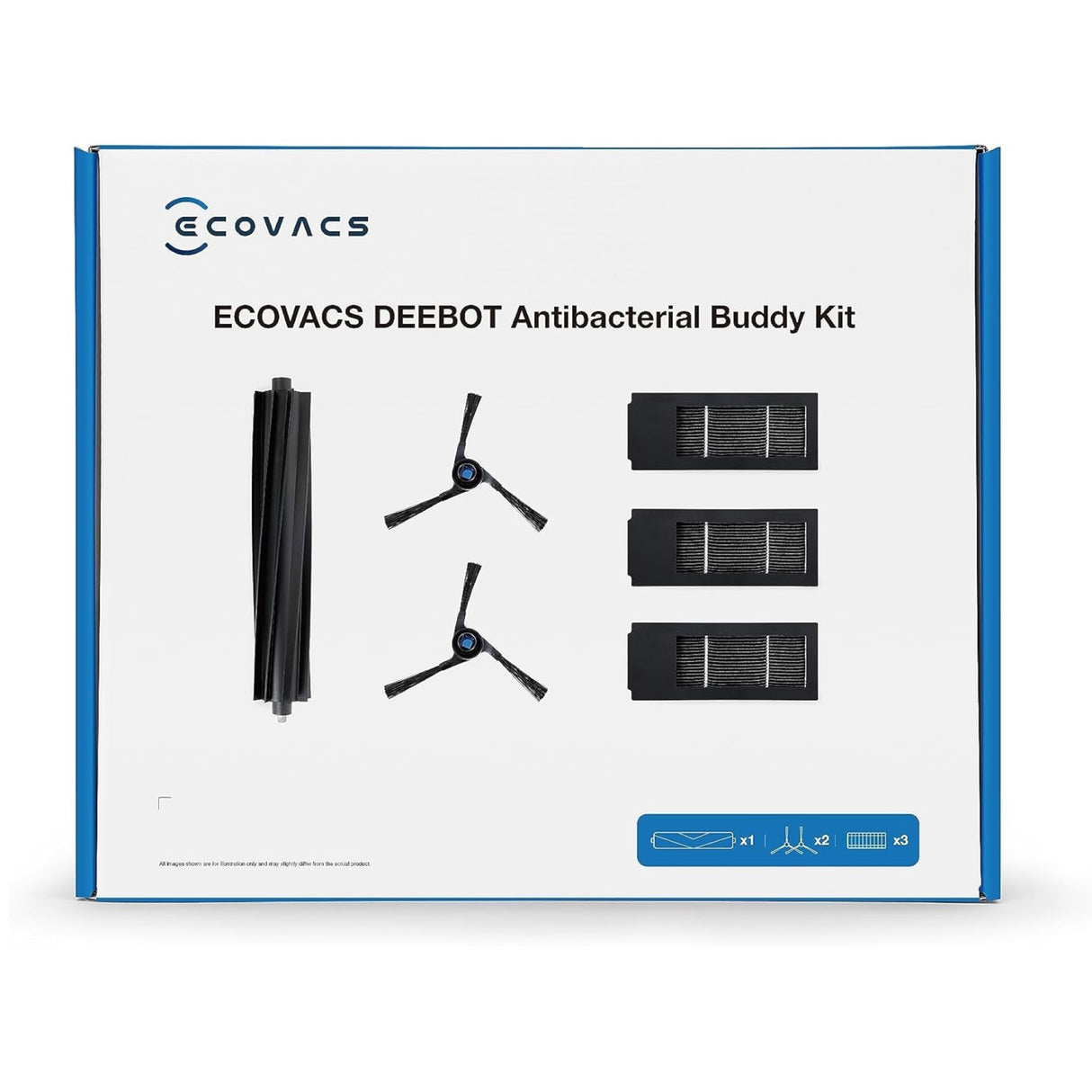 Ecovacs ECOVACS Buddy Kit Zubehör-Set für DEEBOT X2 OMNI Schwarz