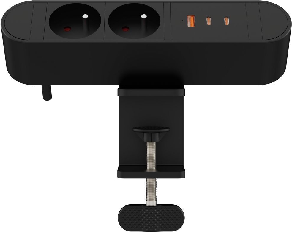 MicroConnect Multi Desktop Power Socket 2 Ways French 1 x USB-A 2 - Zubehör Stromversorgung (MC-MDPS-FR2-67W)