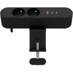 MicroConnect Multi Desktop Power Socket 2 Ways French 1 x USB-A 2 - Zubehör Stromversorgung (MC-MDPS-FR2-67W)