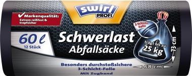 Swirl PROFI Schwerlast Abfallsäcke 60l (215768)