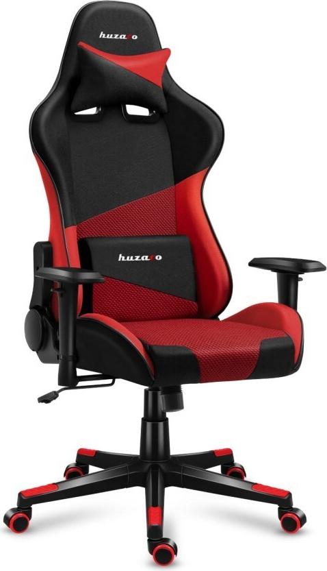 Huzaro Force 6.2 PC-Gamingstuhl Schalensitz Schwarz, Rot (Hz-Force 6.2 Red Mesh)