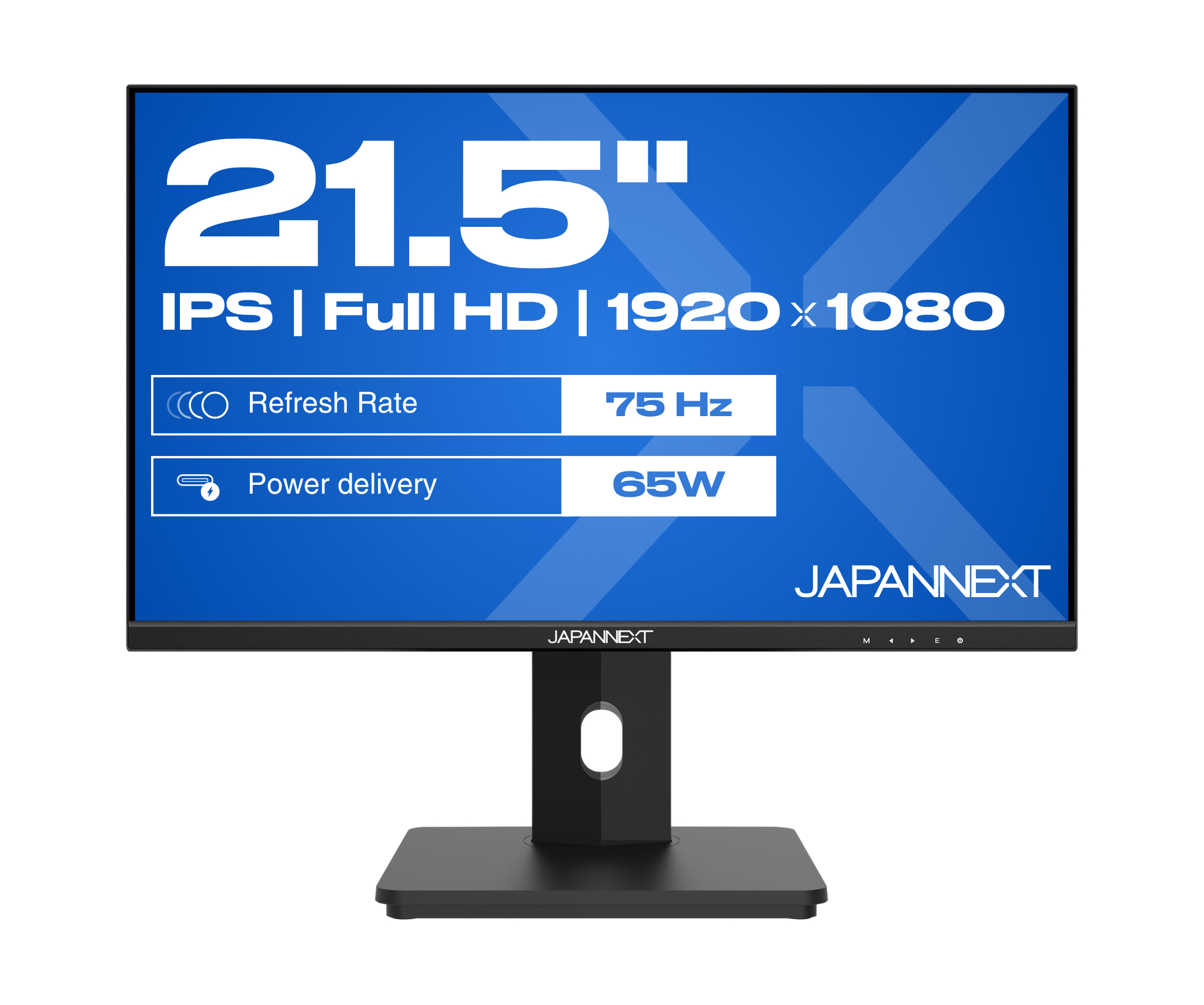 JAPANNEXT JN-I215FLFHSP-C65W 21,5" IPS Full HD Monitor Schwarz