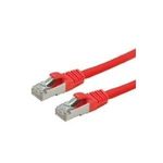 VALUE S/FTP-(PiMF-)Patchkabel Kat.6, LSOH, rot, 0,5m (21.99.1221)