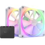 NZXT F140 RGB TWIN Computergehäuse - Prozessor Ventilator 14 cm Weiß 2 Stück(e) (RF-R14DF-W1)