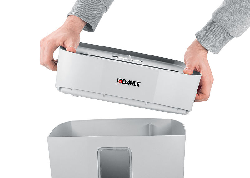 Dahle PaperSAFE 140 Aktenvernichter Kreuzschnitt 10 Blatt Schwarz, Grau