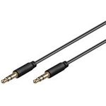 Wentronic Goobay 3,5mm-Klinke-Verbindungskabel, 1.5 m - Klinke 3,5 mm-Stecker (3-Pin, Stereo) > Klinke 3,5 mm-Stecker (3-Pin, Stereo) (69106)