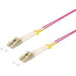 S/CONN maximum connectivity LWL-Duplex Patchkabel LC/LC 50/125µ, OM4, violett, 10,0 m (77926/4)