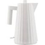 Alessi MDL06/1 W Plissè Elektrischer Wasserkocher aus, 100 cl, Weiß (MDL06/1 W)