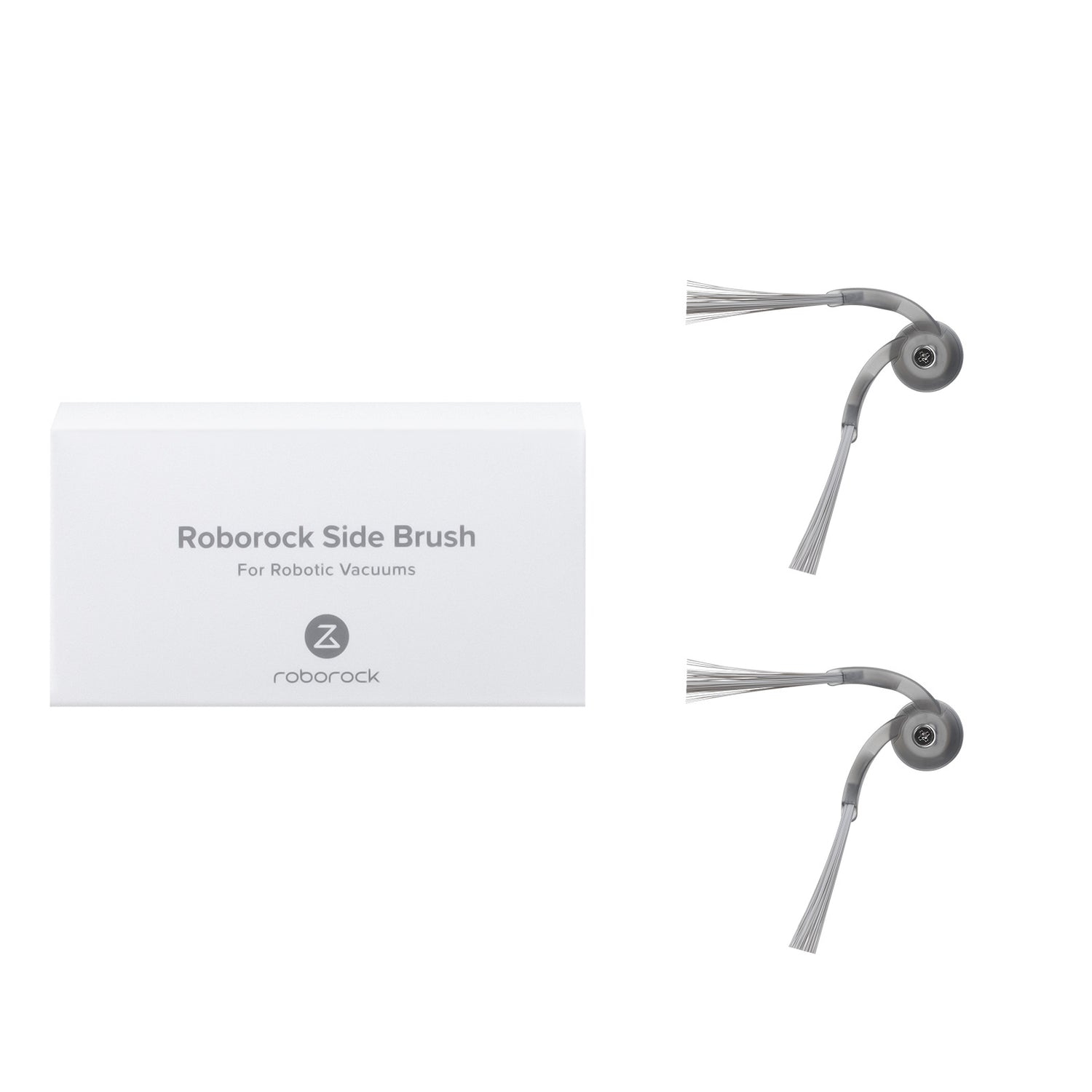 Roborock Seitenbürste 2 Stück für QRevo Curv / Saros 10 / Saros 10R / Saros Z70 Grau