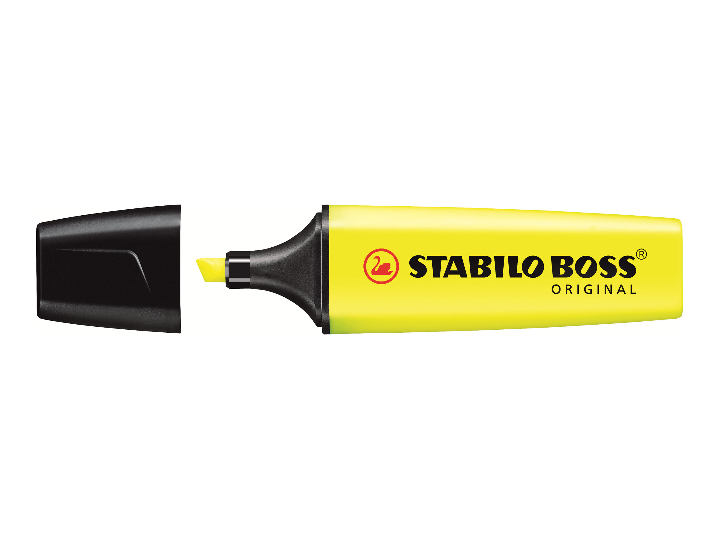 STABILO BOSS ORIGINAL Textmarker 2-5 mm Fluoreszierend gelb