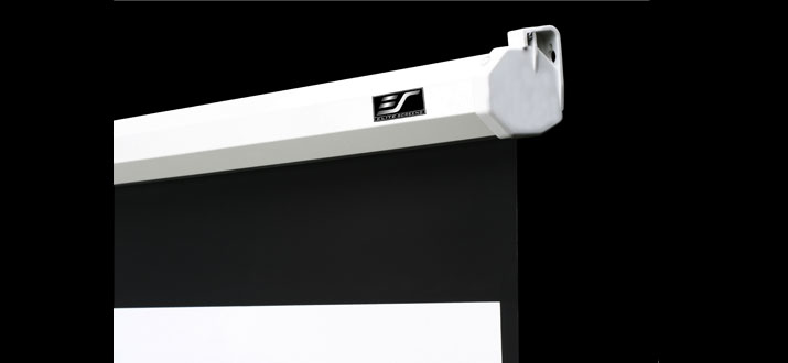 Elite Screens Manual Series M99NWS1 Rollo-Beamerleinwand 99" 1:1 178x178 cm MaxWhite Weiß